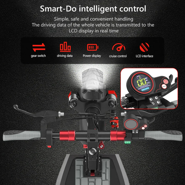 Foldable 800W 48V 10INCH Electric Scooter for Adult, Portable Scooter , European and UK Warehouse