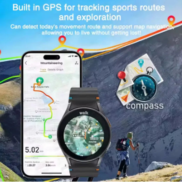 2025 Smart Watch 1.3" Sports Smartwatch Men Women Gift for Honor Magic6 Ultimate Tecno Pova 4 Pro Realme GT5  Oppo Find X7 PHZ11