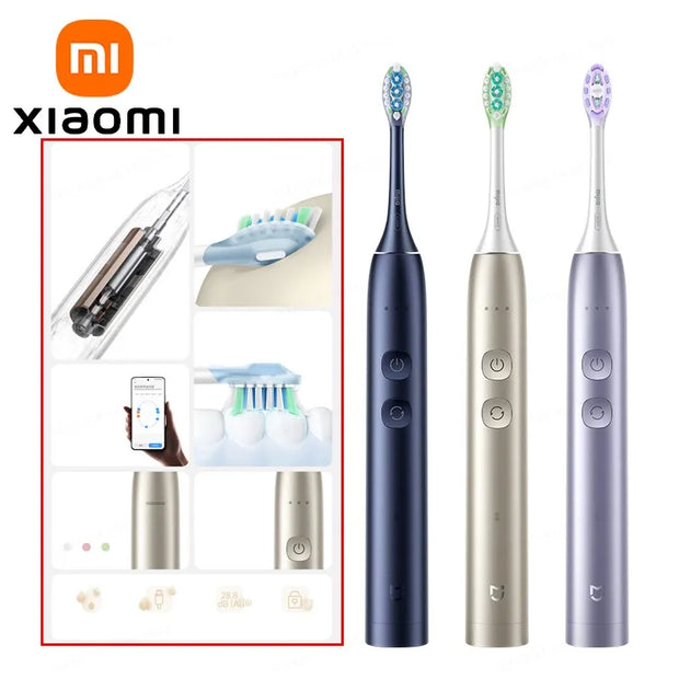 XIAOMI MIJIA Multi-Directional Oscillation Electric Toothbrush,IPX8,Smart 5 Modes, 30day Battery Life, App Control & Travel Lock