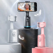 Intelligent Handheld Stabilizer Follow-up 360 Rotation Phone Gimbal Stabilizer Selfie Stick Tripod for Tiktok Live Photography