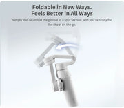 ZHIYUN Official Smooth Q4 Smartphone Gimbal Phone Gimbals 3-Axis Handheld Stabilizer for iPhone 15 pro max/HUAWEI/Samsung/Xiaomi