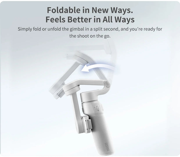 ZHIYUN Official Smooth Q4 Smartphone Gimbal Phone Gimbals 3-Axis Handheld Stabilizer for iPhone 15 pro max/HUAWEI/Samsung/Xiaomi