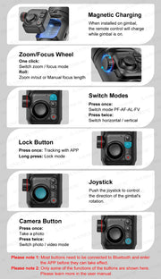 AXNEN M02 Gimbal Smartphone Stabilizer 3-Axis Anti-shake Video Record Handheld Selfie Gimbals for iPhone Android Face Tracking