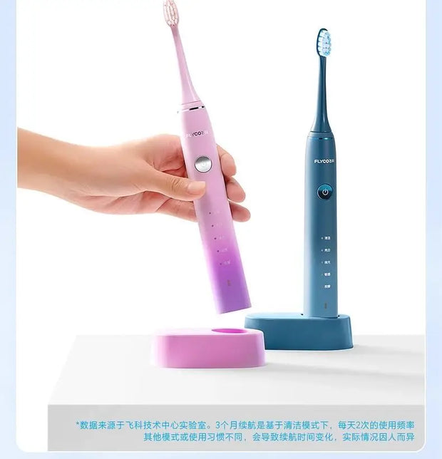 Flyco FT7105 Adult Sonic Electric Toothbrush Waterproof Inductive Charging Soft Bristle Electric Toothbrush for Men and Women