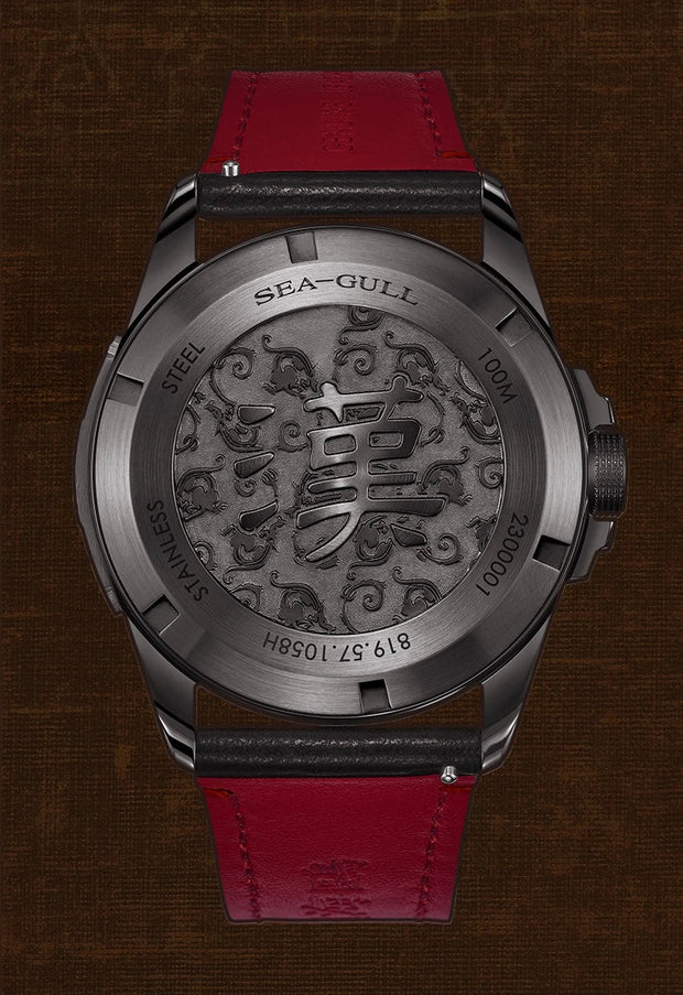 2025 Seagull Mechanical Watch For Men Luxury Vintage Military Watch Luminous Sapphire 100M Waterproof Watches Reloj Hombre 1058H