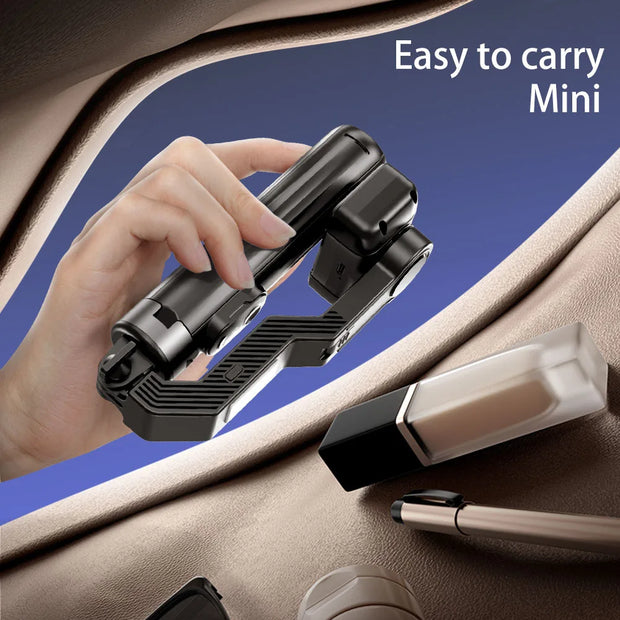 Smart Phone Selfie Stick with Fill Light Anti-Shake Stabilizer Extendable Tripod AI Tracking Gimbal Face Recognition System