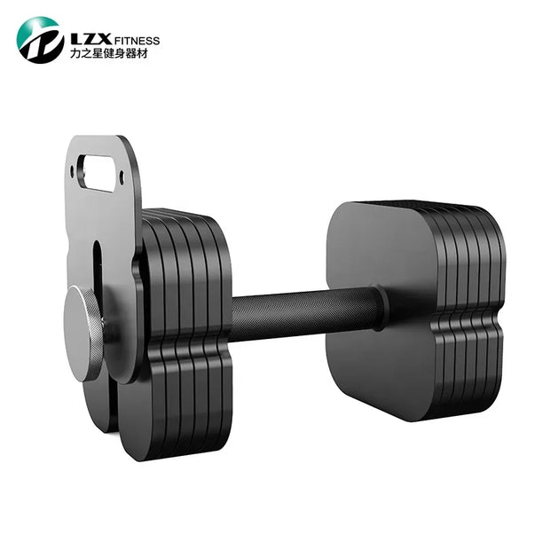 New Adjustable Dumbbell Set All in One Free Weight Adjustable Dumbbells /kettlebell /barbell Set for Home Gym