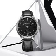 2025 Seagull Business Watch Men's Mechanical Wristwatches 50m Waterproof Leather Valentine Male Watches relogio masculino 6075
