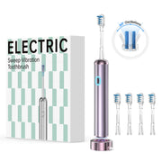 Wave Electric Toothbrush Oscillation & Vibration Sonic Electric Tooth Brush, Adults Teen BASS-Brushing Technique for Travel
