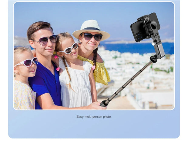 2025 NEW Ai Gimbal Stabilizer Desktop Following Shooting Mode Selfie Stick Monopod With Bluetooth Shutter For Smartphone Live