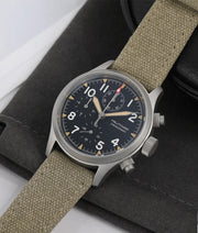 MILITADO Chronograph 39mm Watch BGW-9 Luminous Retro Military 100m Waterproof VK61 Quartz Movement Steel Vintage Men Wristwatch