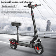 Foldable 800W 48V 10INCH Electric Scooter for Adult, Portable Scooter , European and UK Warehouse