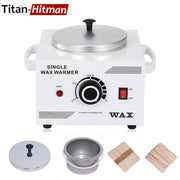 Single Pot Paraffin Heater Professional Electric Wax Heater Hair Removal Dual Parrafin Adjustable Temperature SPA Hair Removal
