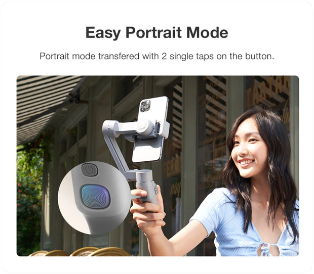 ZHIYUN Official SMOOTH Q3 Phone Gimbal 3-Axis Smartphones Handheld Stabilizer Fill Light for iPhone 13 Android