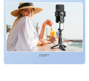 2025 NEW Ai Gimbal Stabilizer Desktop Following Shooting Mode Selfie Stick Monopod With Bluetooth Shutter For Smartphone Live