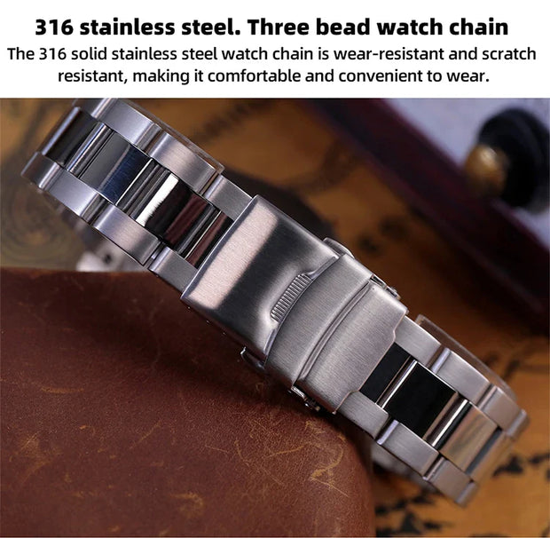ADDIESDIVE Diving AD2040 Quartz Watches Stainless Steel 200m Waterproof Calendar Display Wristwatch Fashion Super Luminous Watch