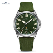 Seagull часы мужс Men's Wristwatch Sports Automatic Mechanical Watch 100m Waterproof  Army Watch Official Original 811.93.6106