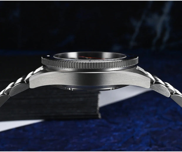 San Martin Original Design 38.8mm Upgrade Diver Watch Sunburst Enamel Dial NH35 Automatic Mechanical Luxury Waterproof 200m Lume