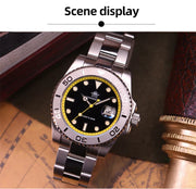 ADDIESDIVE Diving AD2040 Quartz Watches Stainless Steel 200m Waterproof Calendar Display Wristwatch Fashion Super Luminous Watch