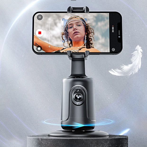 Intelligent Handheld Stabilizer Follow-up 360 Rotation Phone Gimbal Stabilizer Selfie Stick Tripod for Tiktok Live Photography