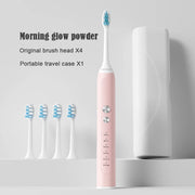 Sonic Electric Toothbrush Adults Electric Toothbrushes with 4 Tooth Brush Replacement Head and 5 Brushing Modes