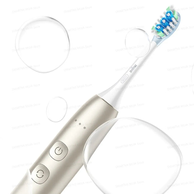 XIAOMI MIJIA Multi-Directional Oscillation Electric Toothbrush,IPX8,Smart 5 Modes, 30day Battery Life, App Control & Travel Lock