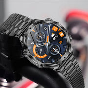 Men Outdoors Sports Smart Watch AK75 Flashlight 700mah Large Battery Bluetooth Calling LED Light Fitness Tracker Smartwatch