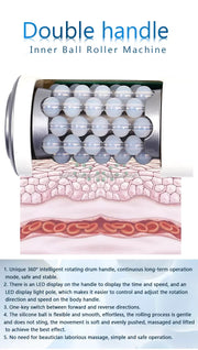 2025NEW Inner Ball Roller Massage Body Contouring Equipment WeightLoss Cellulite Reduction Slimming Beauty Massager Machine 7W