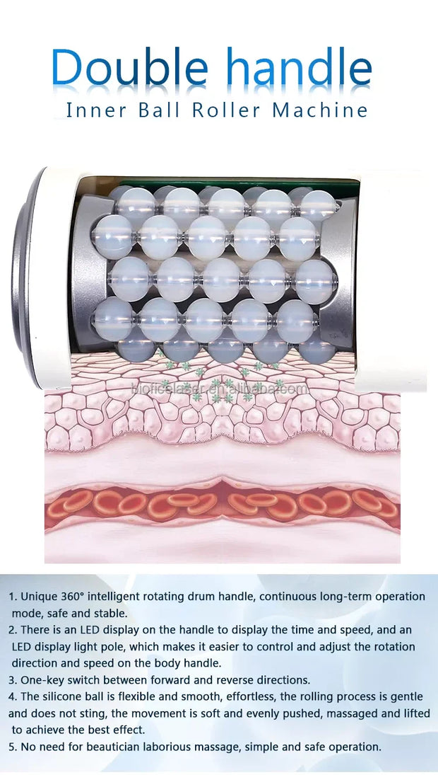 2025NEW Inner Ball Roller Massage Body Contouring Equipment WeightLoss Cellulite Reduction Slimming Beauty Massager Machine 7W