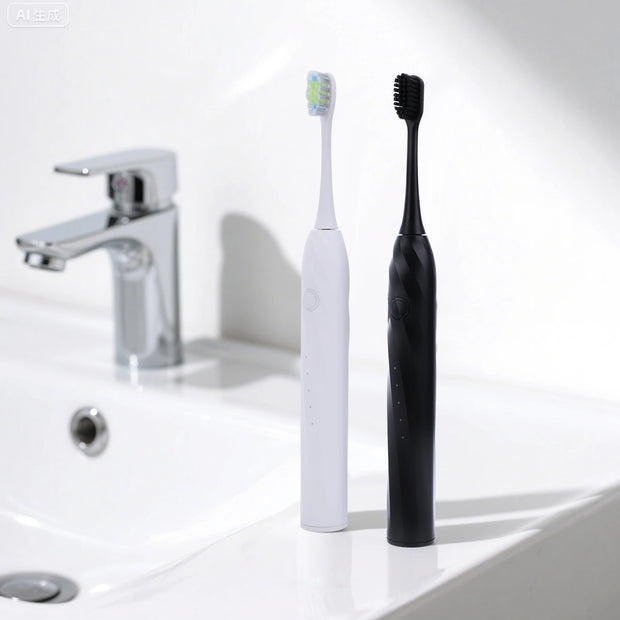 Electric Toothbrush with 4 Brush Heads for Adult 5 Modes Rechargeable Power Toothbrush with 2-Minute Smart Timer