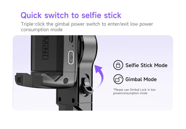 AI Face Tracking Handheld Gimbal Stabiliser 360° Shoot,Magnetic Remote Selfie Stick Tripod for Smartphone,1/4'' Screw for Camera