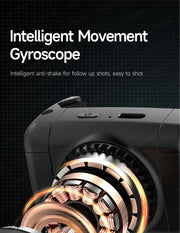 360° AI Handheld Gimbal Mobile Phone Anti-Shake Stabilizer Auto Face Tracking Aluminum Rod With Fill Light Optional Microphone