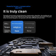 Laifen Laifen's new generation of vibration sweeping electric toothbrush, stainless steel color LFTBO1-S Wave  teeth whitening