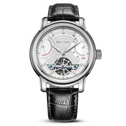 2025 New Seagull Men's Watch Automatic Mechanical Wristwatch Multi-Function Hollow Flywheel Business Simple Watch D819.622