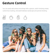 M01 3-Axis Smart Gimbal Handheld Stabilizer Selfie Tripod with Fill Light for Smartphone Anti Shake Foldable for Xiaomi iPhone