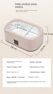 beauty salon hand wax machine 4000ml hand wax therapy machine hand film honey wax heater household melting machine 220V