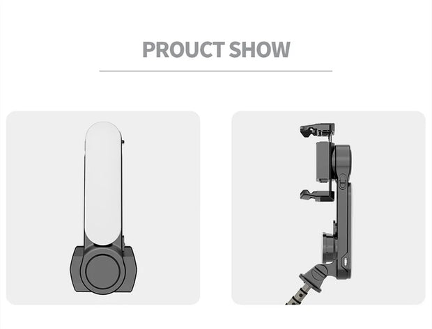 2025 new Q09 Wireless Bluetooth Selfie Stick stand Tripod Handheld Gimbal Stabilizer Monopod Shutter for IOS Android Universal