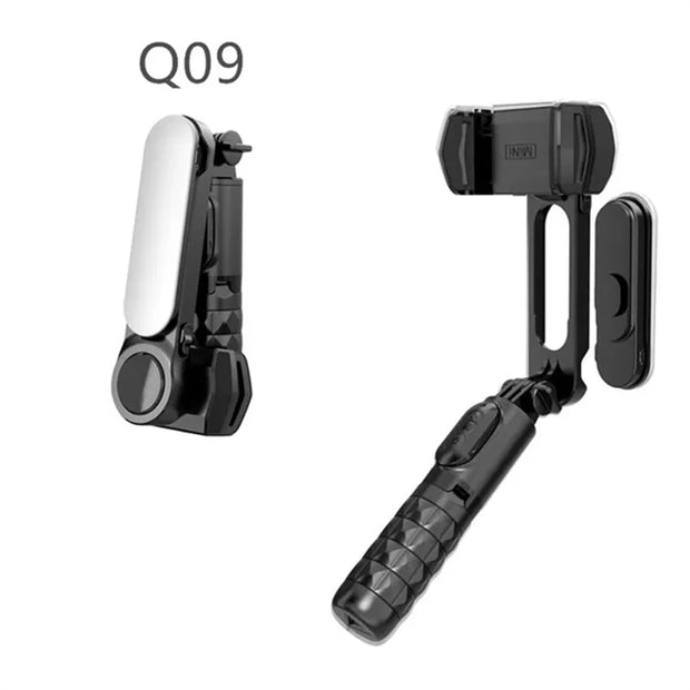 2025 new Q09 Wireless Bluetooth Selfie Stick stand Tripod Handheld Gimbal Stabilizer Monopod Shutter for IOS Android Universal