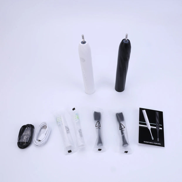 Electric Toothbrush with 4 Brush Heads for Adult 5 Modes Rechargeable Power Toothbrush with 2-Minute Smart Timer