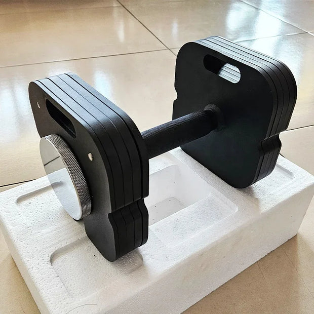 New Adjustable Dumbbell Set All in One Free Weight Adjustable Dumbbells /kettlebell /barbell Set for Home Gym