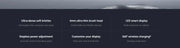 Xiaomi Mijia Sonic Electric Toothbrush T700 Whitening Ultrasonic Vibration Oral Cleaner Brush APP LED Display Inductive Charging