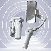 M01 3-Axis Smart Gimbal Handheld Stabilizer Selfie Tripod with Fill Light for Smartphone Anti Shake Foldable for Xiaomi iPhone