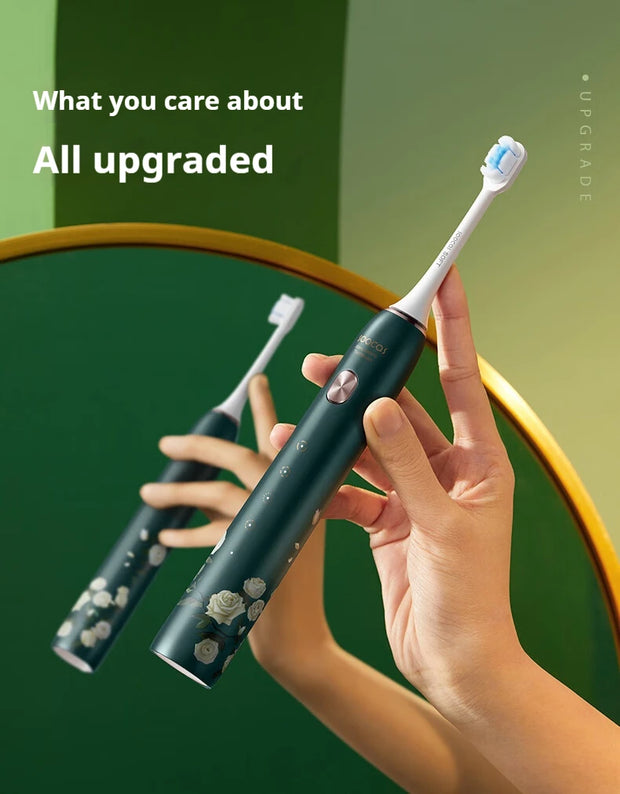 SOOCAS Van Gogh X3S Adult Smart Electric Toothbrush IPX7 Waterproof  Sonic Tooth Brush Upgraded USB Fast Chargeable
