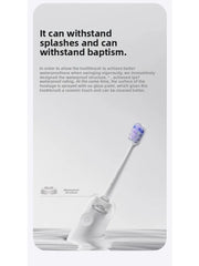 Laifen Laifen's new generation of vibration sweeping electric toothbrush, stainless steel color LFTBO1-S Wave  teeth whitening