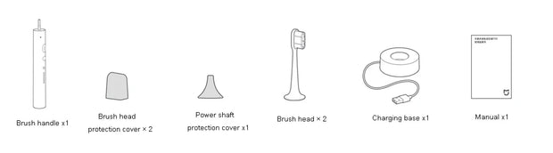 Xiaomi Mijia Sonic Electric Toothbrush T700 Whitening Ultrasonic Vibration Oral Cleaner Brush APP LED Display Inductive Charging