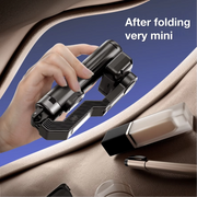 Multi Functional Handheld Gimbal Phone Holder Selfie Stick with Lightening Bolt Lamp Portable Monopod For Mini Photography