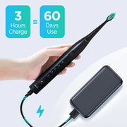 Sejoy Electric Toothbrush Whitening Tooth 7 Cleaning Modes for Dental Care Sonic Toothbrush , 2 minutes Smart Timer , IPX7