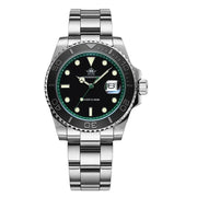 ADDIESDIVE Diving AD2040 Quartz Watches Stainless Steel 200m Waterproof Calendar Display Wristwatch Fashion Super Luminous Watch