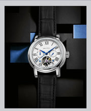 2025 New Seagull Men's Watch Automatic Mechanical Wristwatch Multi-Function Hollow Flywheel Business Simple Watch D819.622