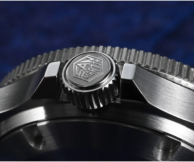 San Martin Original Design 38.8mm Upgrade Diver Watch Sunburst Enamel Dial NH35 Automatic Mechanical Luxury Waterproof 200m Lume